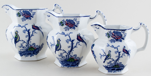 Jugs or Pitchers Set of Three c1920s